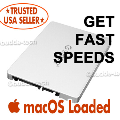 250GB SSD Drive 2.5  Apple Macbook Pro 2007 2008 2009 Mountain Lion a1347, a1181