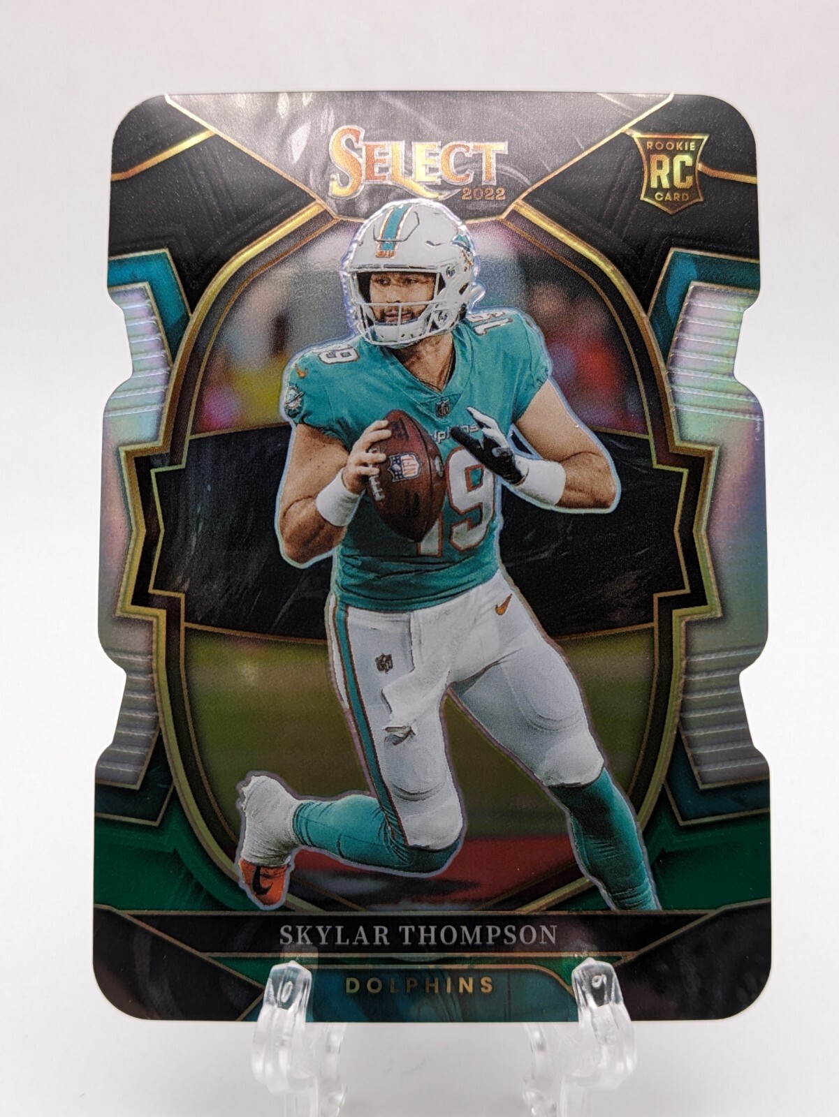 💥2022 Select Skylar Thompson RC Black & Green Die-Cut Prizm #96 Concourse MIAMI