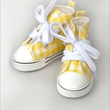 1/3 1/4 BJD MSD - CK Sneakers Yellow Shoes Size 7.5cm X 3.3cm X 5cm