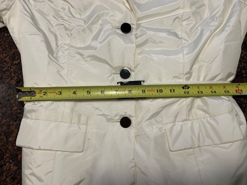 Talbots Jacket Women’s 10 White Lightweight Cream Coastal Capsule Minimalist - Picture 7 of 12