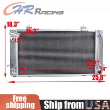Aluminum radiator For Discovery & Range Rover Series 1 3.9 & 4.0 V8 1989-1998