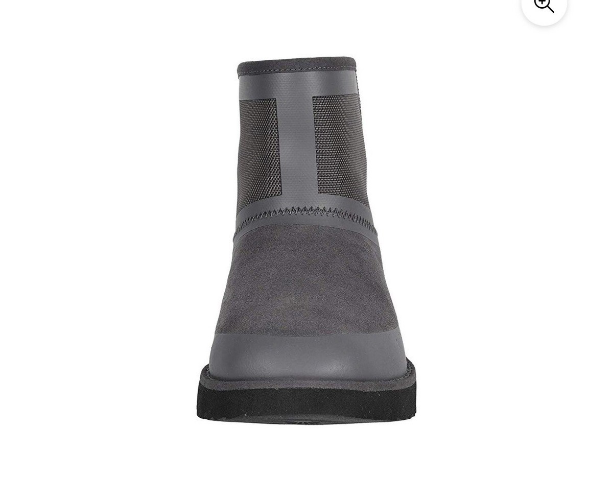 NEW UGG MENS CLASSIC MINI URBAN TECH WP CHARCOAL BOOTS US 8 66 UGG Classic Mini Urban Tech Waterproof Boots Mens Size 8  main image 2
