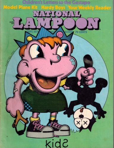 National Lampoon 1971 Lot September + November Gahan Wilson Cover VF or Better