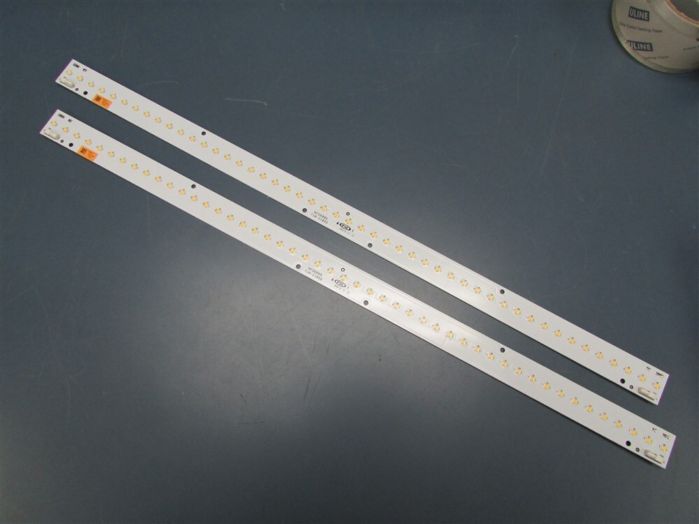Set of 2 New LED Strips 22" x 1" w/ 48 LEDs 94v-0 1618