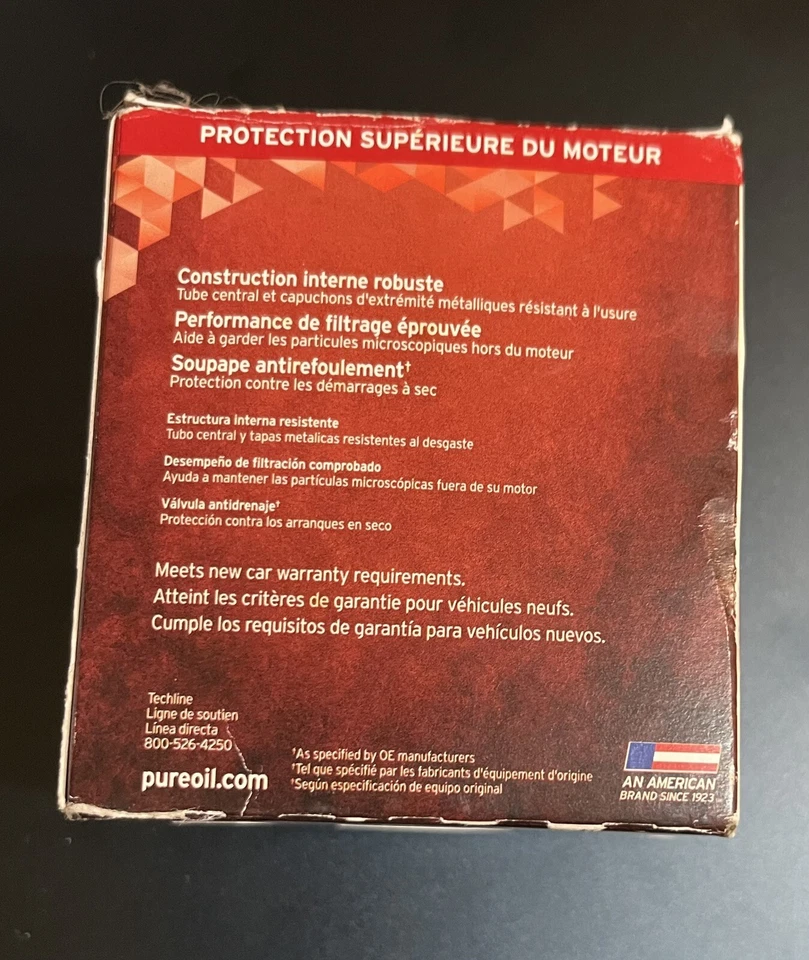 Filtro de aceite de motor Purolator L10241 Foto 3 de 4