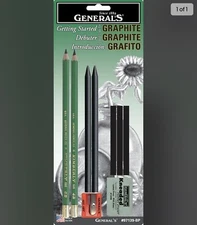 General Pencil • Getting Started w/Graphite • Essentials Tool Kit • 9-piece Kit