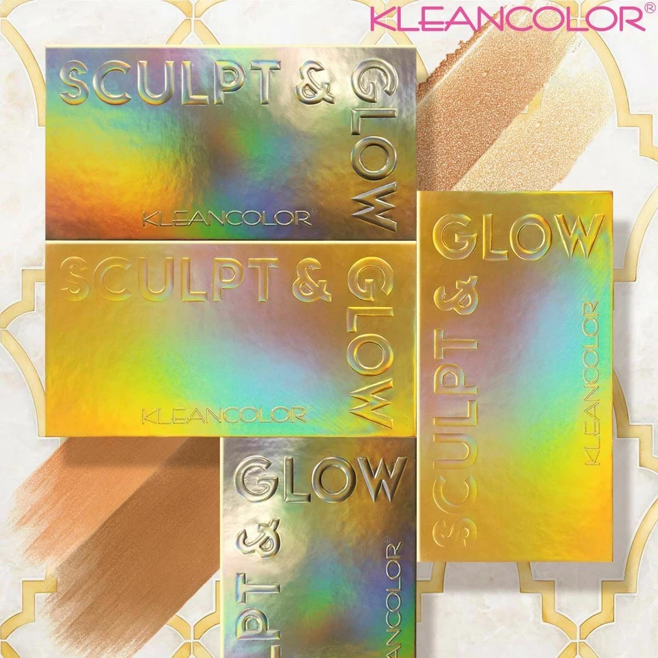 KLEANCOLOR Sculpt & Glow Kit "HOLIDAY" ~ (2 Highlight, 2 Contour, 2 Glow) ~ NEW - Image 4 of 4
