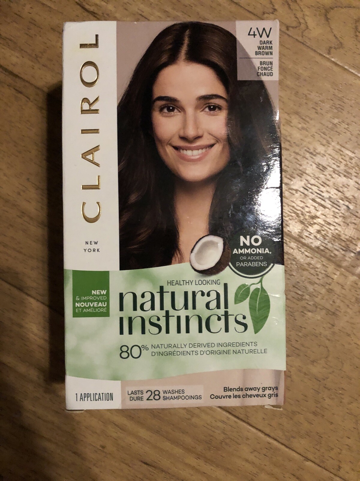 CLAIROL Natural Instincts Hair Color '4W Dark Warm Brown' No  Ammonia/Parabens 3614228128018 | eBay