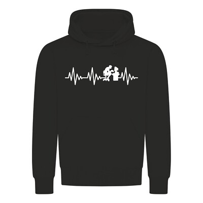 Herzschlag Computer Kapuzenpullover - Ekg PC Laptop Notebook PC Gamer