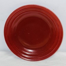 Hazel Atlas MODERNTONE PLATONITE LITTLE HOSTESS CHILD BURGUNDY 5 1/4" PLATE
