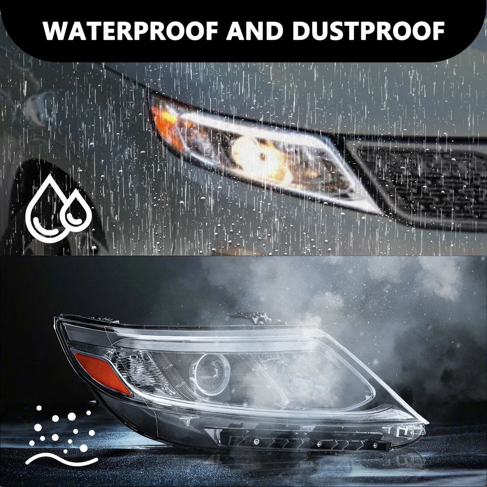 Для 2014-2015 Kia Sorento LX LED DRL проектор правой пассажирской стороне фары - Изображение 4 из 4