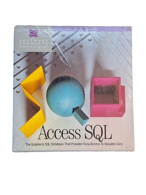 Software Products International Access SQL Graphical Database Vintage Sealed New