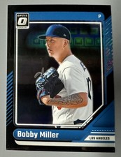 2024 Donruss Optic Bobby Miller Black Pandora SSP #69 Los Angeles Dodgers
