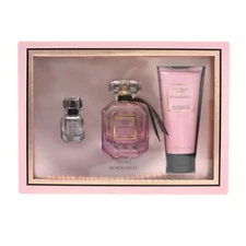 Victoria's Secret Bombshell 3 Piece Gift Set 1.7 Fl Oz Perfume Lotion Edp New