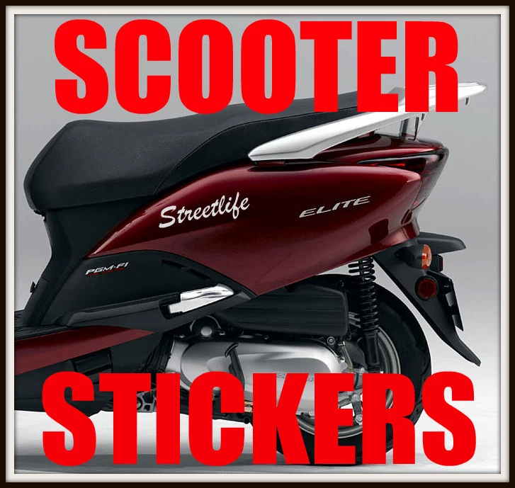 Poster autocollant Scooter Funky 