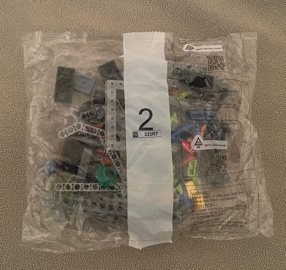 Lego Nexo Knights 70355 ( Building Bag #2) Sealed Bag Parts Pieces New