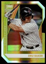 2021 Panini Elite Extra Edition #130 Dru Baker Aspirations Gold Die Cut #/24