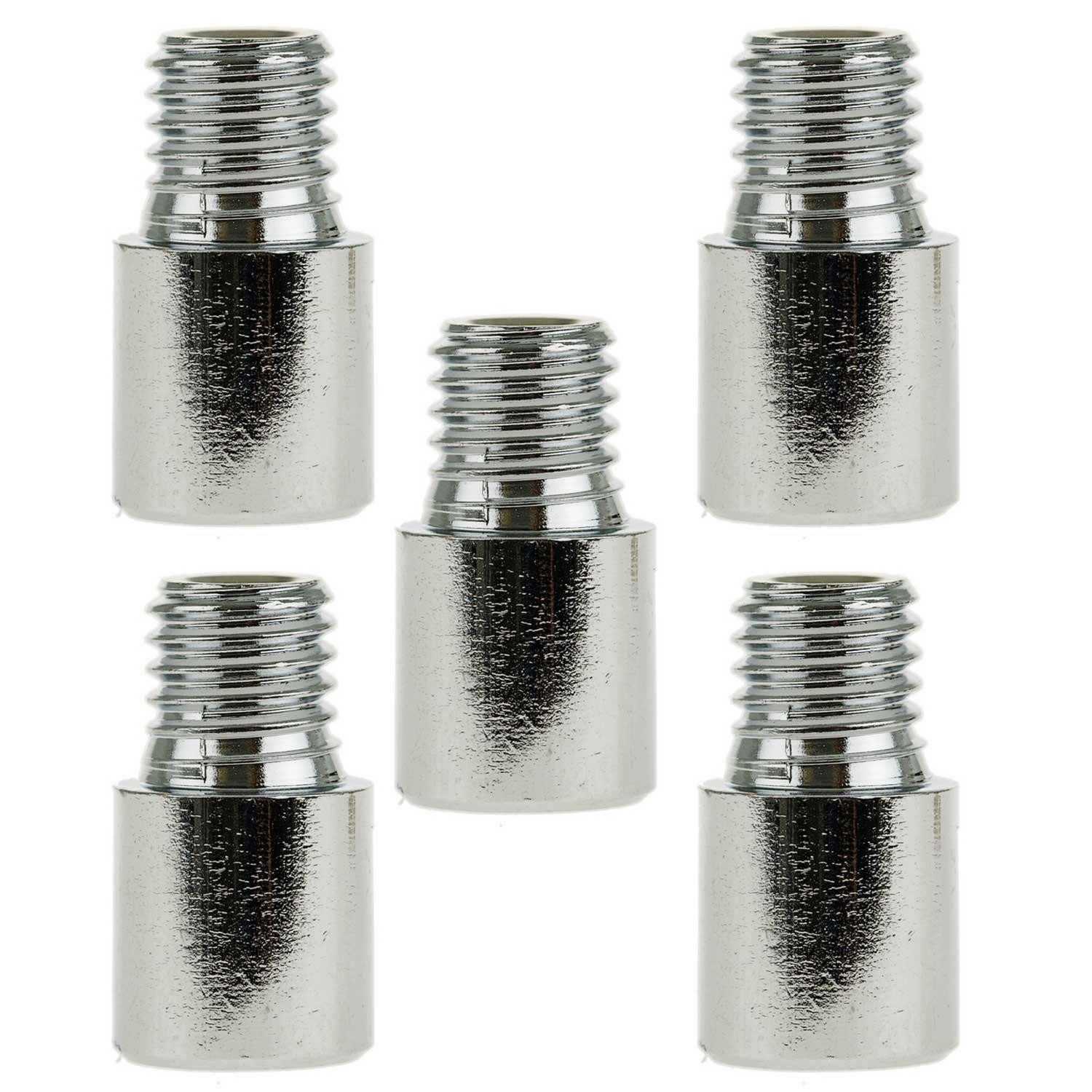 5 x Chrome Back Plate Extension Fixing For Munsen Rings M10 Thread