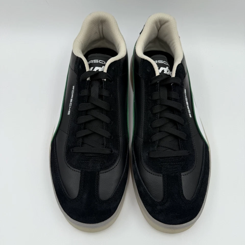 PUMA x Porsche Legacy Turbo Sneakers Mens Size 13 Black Leather Suede 306847-01 - Image 2 of 4