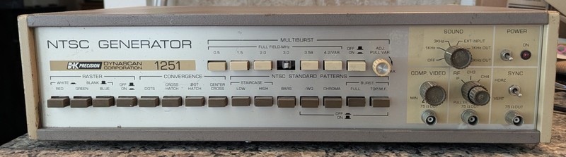 B&K Precision Model 1251 NTSC Signal Generator