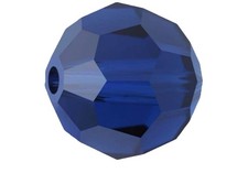 Swarovski Crystal Beads Blue Sapphire Round 5000 6mm Qty:12