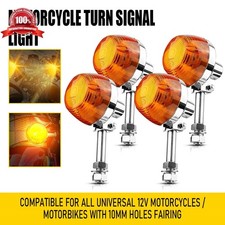 4X Motorcycle Turn Signal Light For Honda Shadow Kawasaki Vulcan VN 750 800