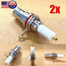 2Pcs RP-BNC Female Plug Bulkhead Nut RF Coax Connector SHV 5000V High Voltage