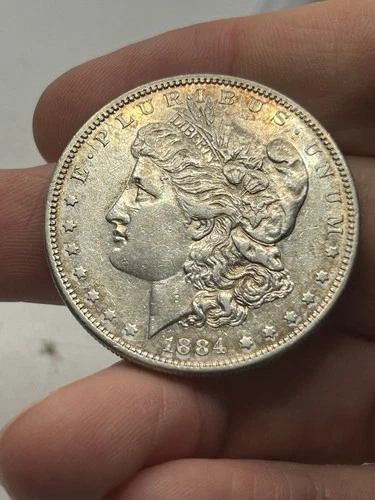 1884 S Morgan Silver Dollar $1 Looks AU SCARCE! Better Date Coin! Lustrous***