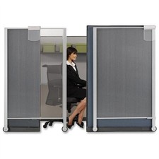 Quartet Workstation Privacy Screen - 38" Width X 1.25" Depth X 65" Height -