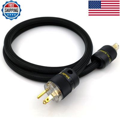 Audiophile Ac Power Cable - Waudio 10Awg Hifi Power Cord 6.6Ft