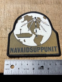 1970s/80s/90s? US NAVY PATCH Navigational Aids Support Unit ORIGINAL USN BEAUTY!