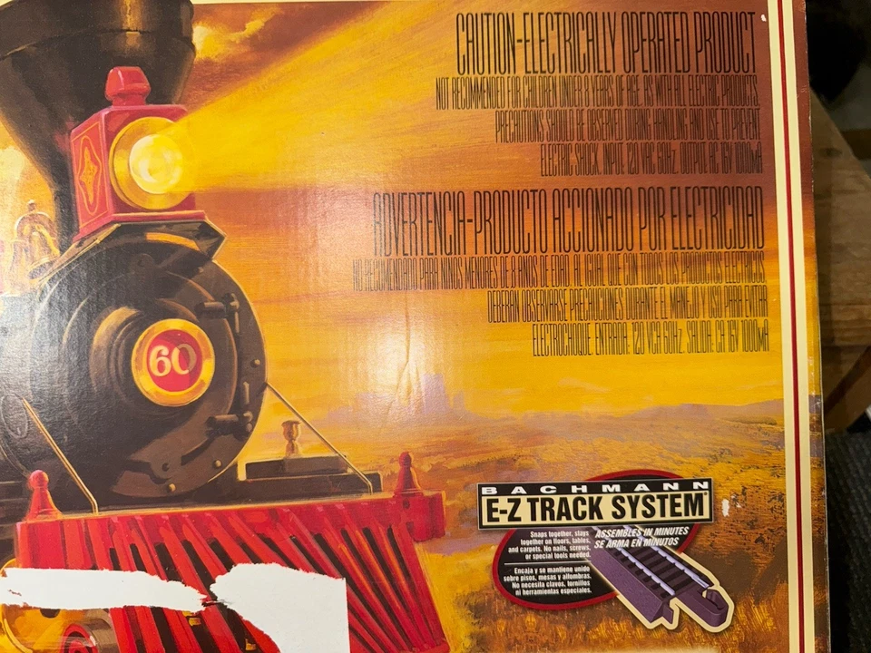 Old Tyme Village Freight BACHMANN Train Set 1998 Complete. - Image 4 of 4