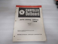 PM159 1980 Chrysler Outboard 140 HP Twin Model Parts Catalog Manual P/N OB 3328