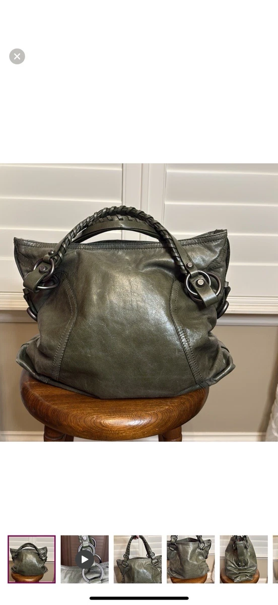 Francesco Biasia Green Leather Exterior Bags & Handbags for Women