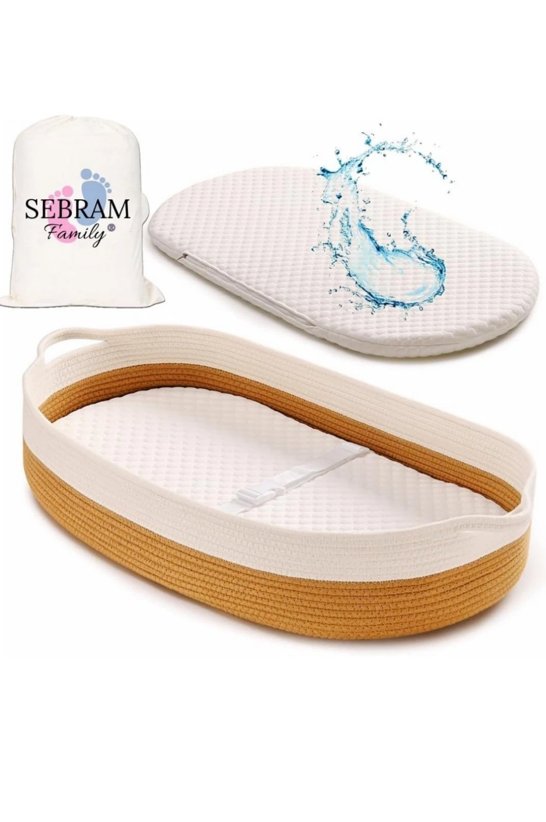 Portable Changing Mat Baby Travel with Waterproof TPU Foam Cushion Changing Mat
Opens in a new windo