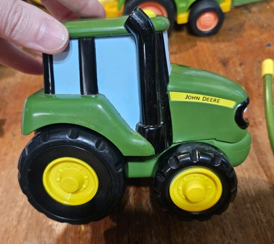 John Deere Johnny Tractor TOMY Remote Control Vehicle RC Toddler Tested Works! - Image 2 of 4