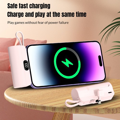 Power Bank Fast Charger USB-C & iPhone Dual Connector Battery For Apple Android - Picture 8 of 10