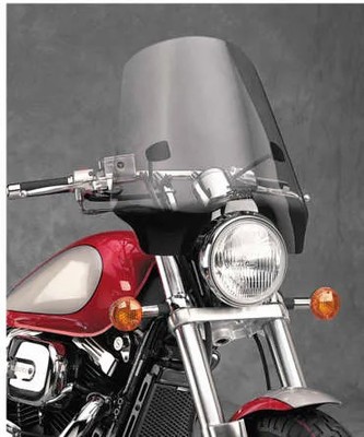 NC Street Shield Windshield Smoke 18in Quickset .875in Honda Nighthawk 450 82-86