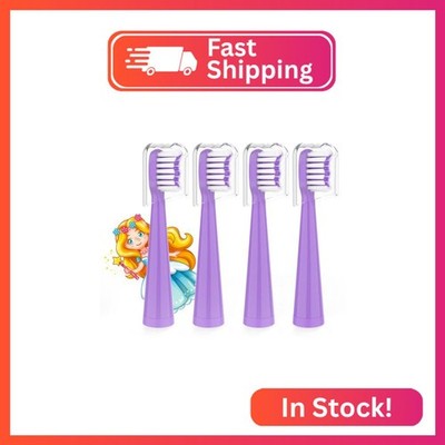 Vekkia Princess Electric Toothbrush Replacement Heads - 7X More Plaque Removal,