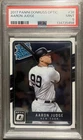 2017 Panini Donruss Optic Aaron Judge Rated Rookie #38 New York Yankees PSA 9