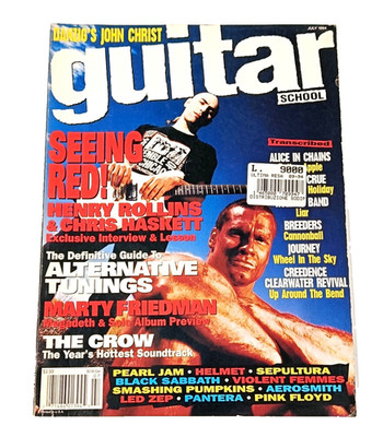 Guitar School Juli 1994 Henry Rollins Chris Haskett Marty Friedman USA Magazin