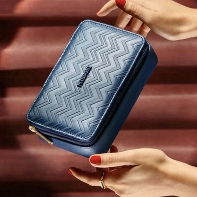 MISSONI Delta One First Class Synthetic Leather-EMPTY Makeup Toiletries Travel