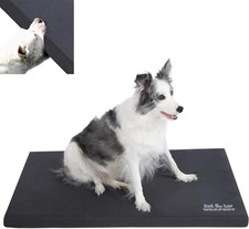 Durable Outdoor Dog Bed Chew Proof Stable Crate Large 36x22x1.5in , Charcoal