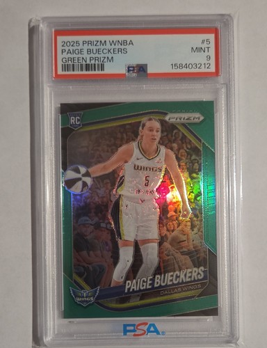 2025 Panini Prizm WNBA - Paige Bueckers #5 Green Prizm (RC)