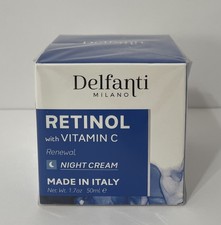 RETINOL W/T VITAMIN C, ANTI AGING, NIGHT CREAM, ITALY. FREE SHIPPING