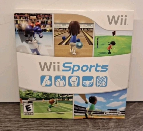 Wii Sports (Nintendo Wii, 2007) Complete with Manual