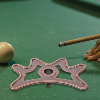 2 Pcs Billiard Table Accessory Metal Cue Holder Bridge Rest