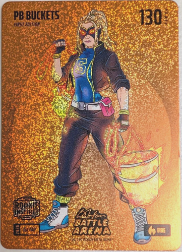 2026 Bo Jackson Battle Arena PB Buckets Paige Bueckers Fire Icons Battlefoil