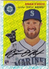 2023 Topps Chrome Platinum Brian O'Keefe RC #140 Logofractor /499 Mariners