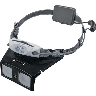 Swiss headband magnifier set Tech-Line magnification 2x,2,5x,3x LED magnifier set SET